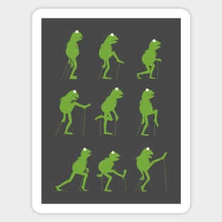 Ministry of Silly Frog Walks Sticker